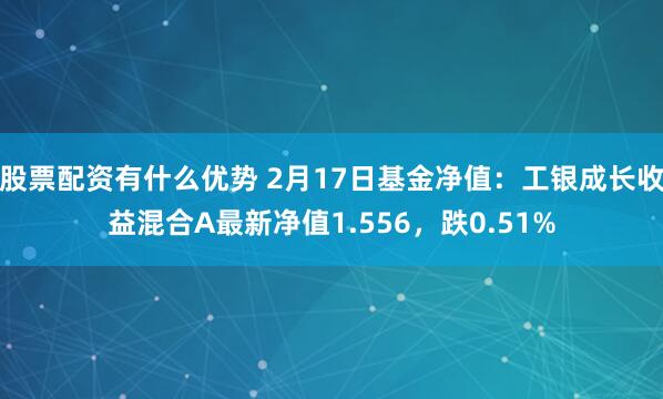 股票配资有什么优势 2月17日基金净值：工银成长收益混合A最新净值1.556，跌0.51%